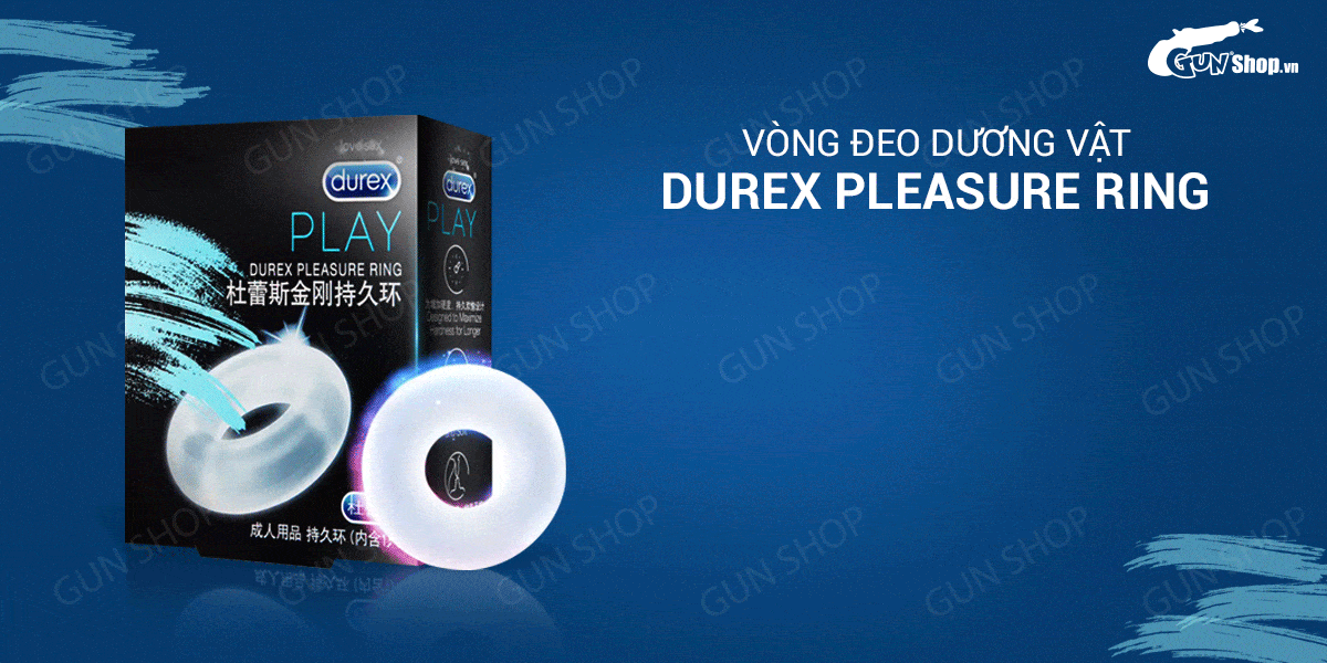  Review Vòng đeo dương vật tăng khoái cảm kéo dài thời gian - Durex Pleasure Ring giá tốt