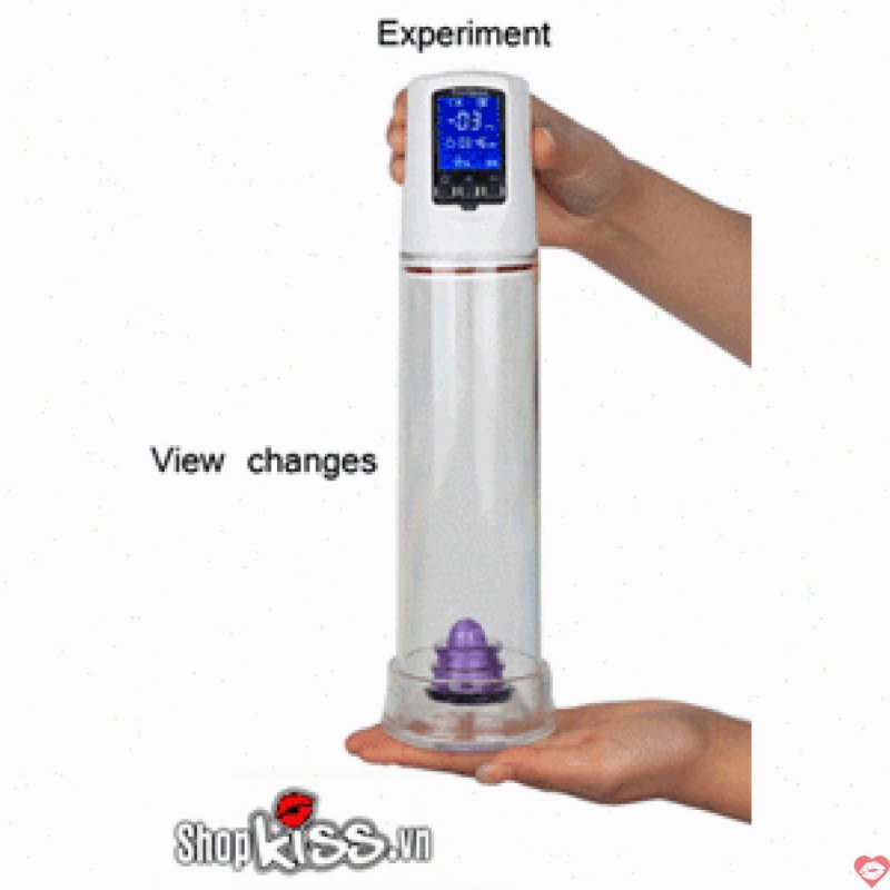 Máy tập dương vật thông minh LCD tăng kích thước hiệu quả 