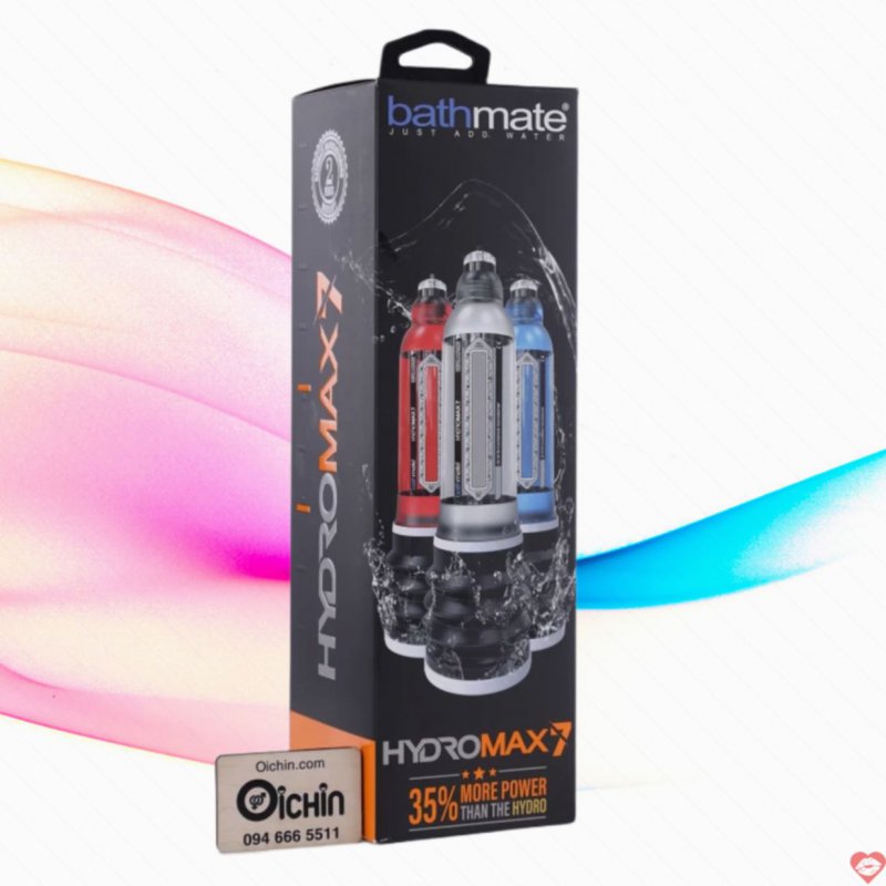 Bathmate Hydromax 7 Crystal Clear chính hãng UK tăng hiệu quả 