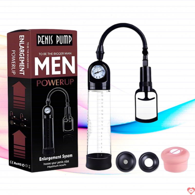 Máy tập Penis Pump Powerup đồng hồ áp suất chính hãng hiệu quả 