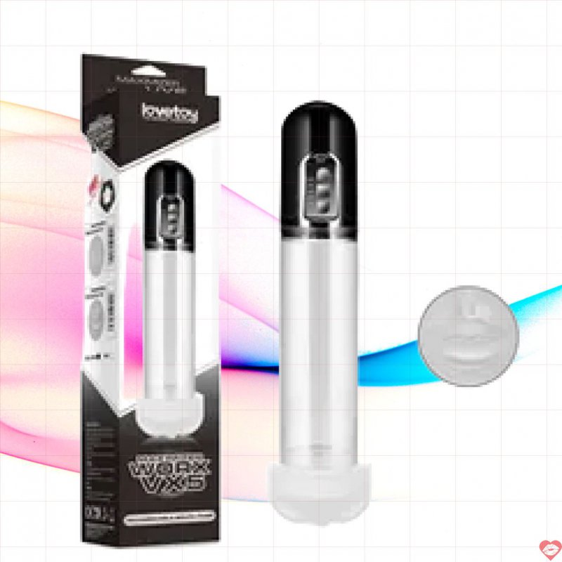 Cậu bé khỏe mạnh tăng kích thước nhanh với Worx VX5 máy tập dương vật 