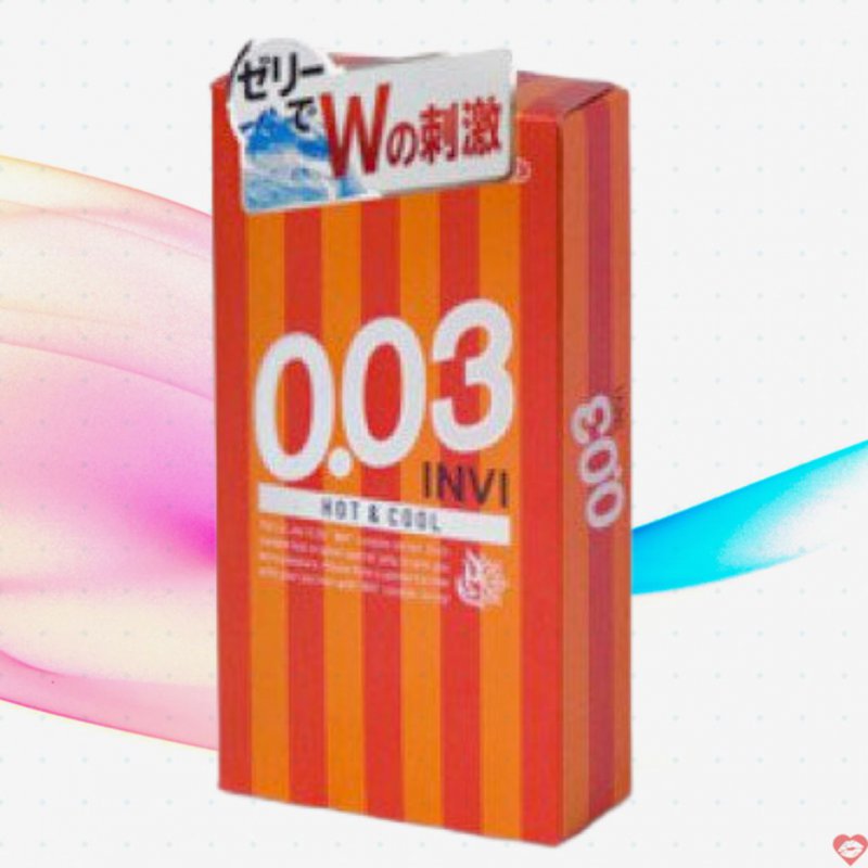 Bao cao su Jex INVI 003 siêu mỏng mát lạnh tăng khoái cảm 