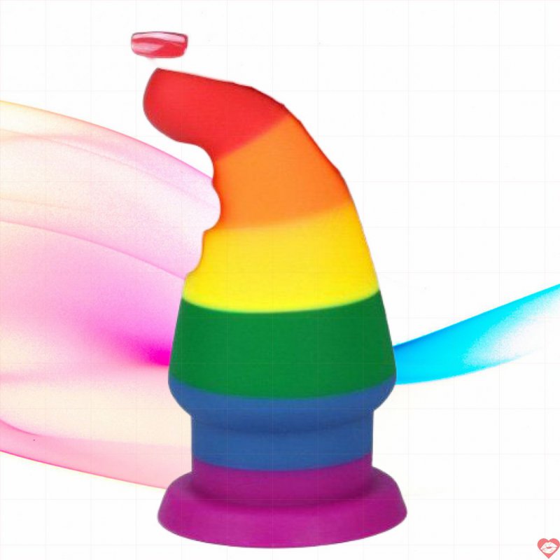 Phích cắm hậu môn silicon đa sắc Lovetoy Prider 6.0 siêu chất 