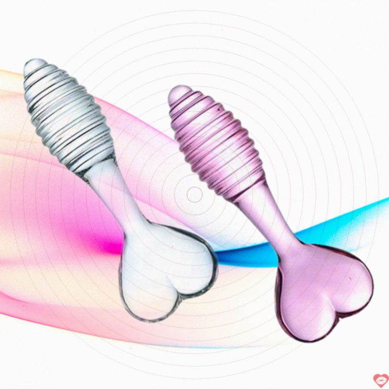 Phích cắm hậu môn thủy tinh đuôi tim cao cấp kích thích người lớn 