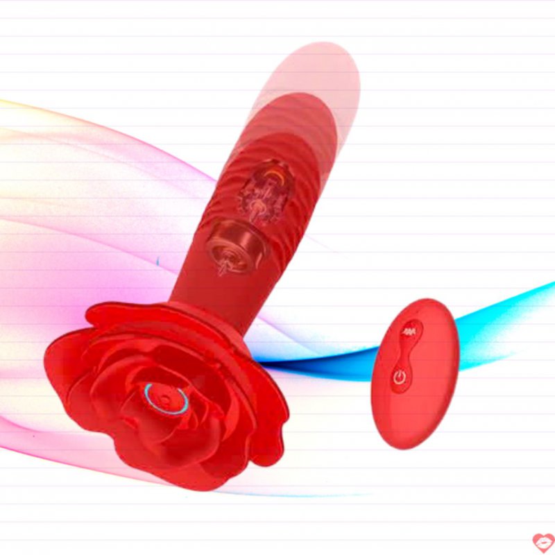 Dụng cụ kích thích hậu môn rung thụt Rose Anal Plug