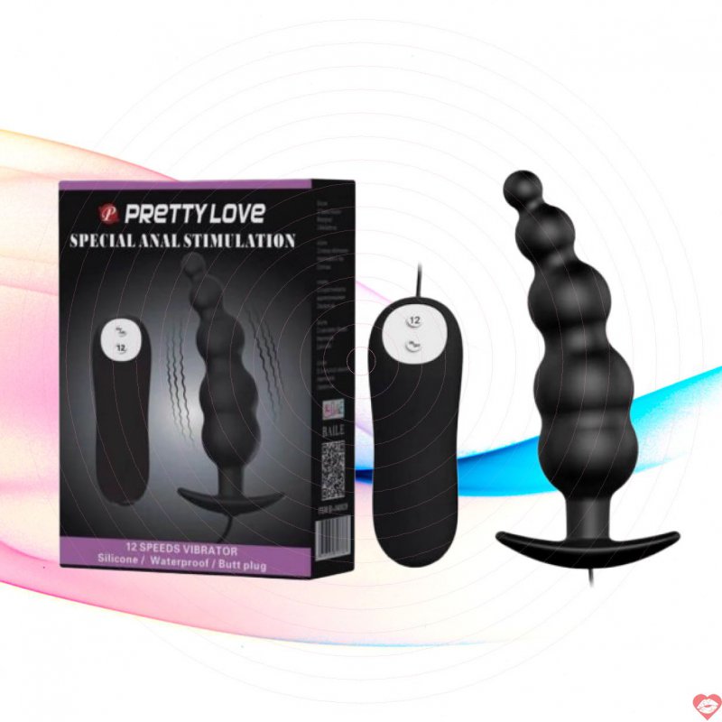 Trứng rung hậu môn Pretty Love Special Anal Stimulation chuỗi