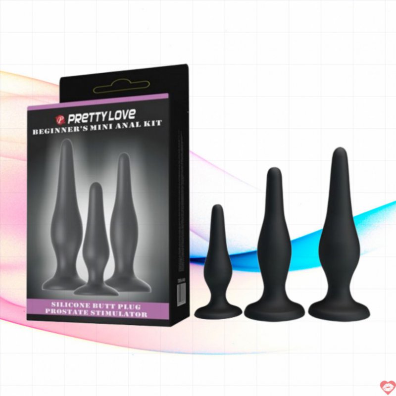 Bộ dụng cụ kích thích hậu môn Pretty Love Mini Anal Kit
