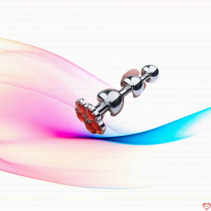 Đồ chơi hậu môn Inox hình quả cherry bông hoa năm cánh