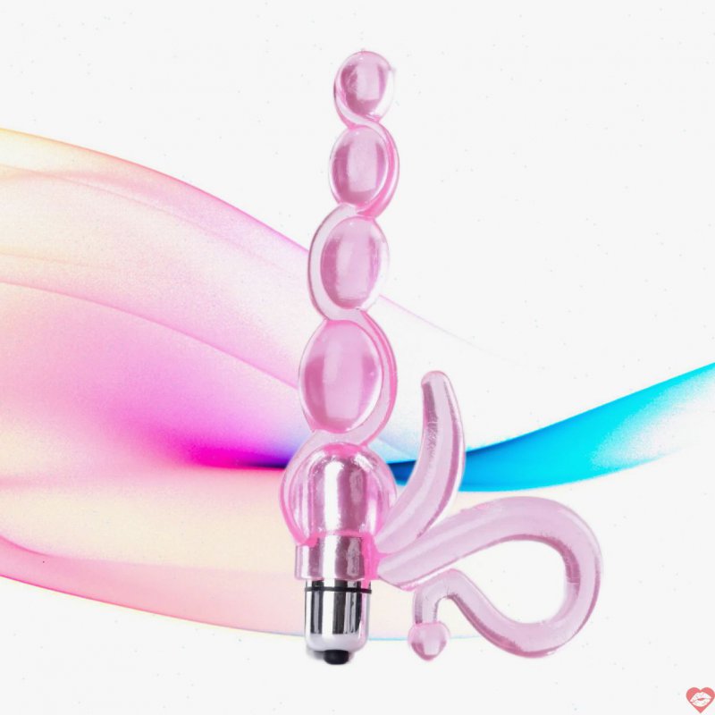 Đồ chơi hậu môn silicone mềm có rung êm ái