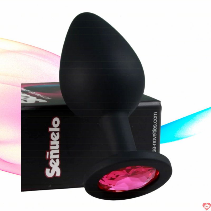 Đồ chơi hậu môn silicone Chisa Senuelo đính đá lấp lánh