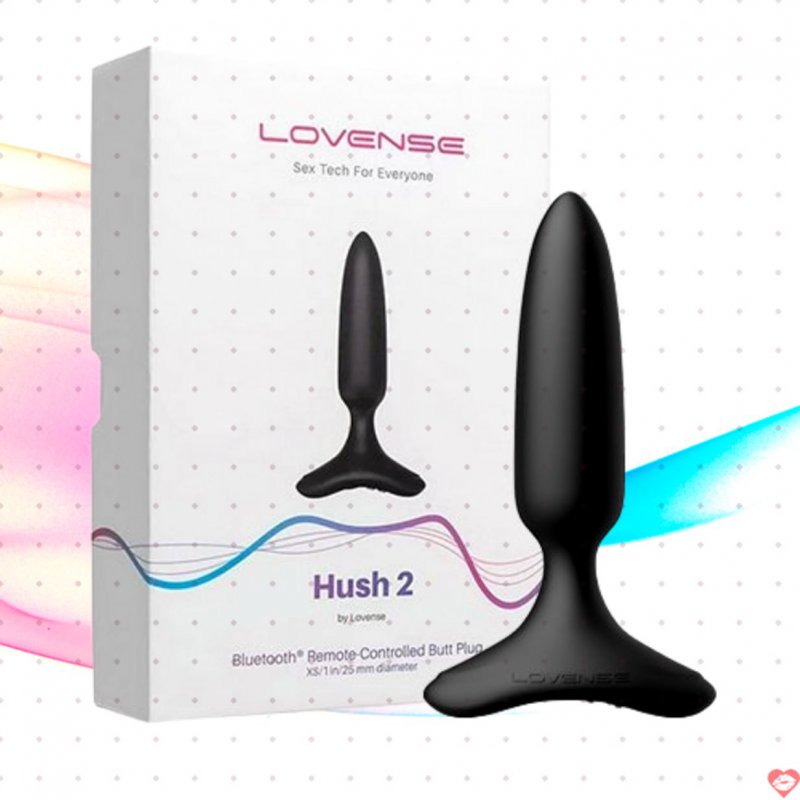 Phích cắm hậu môn có rung Lovense Hush 2 – Điều khiển qua app