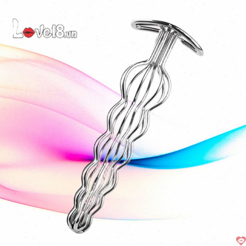 Dụng cụ kích thích hậu môn rỗng ruột bằng thép không gỉ