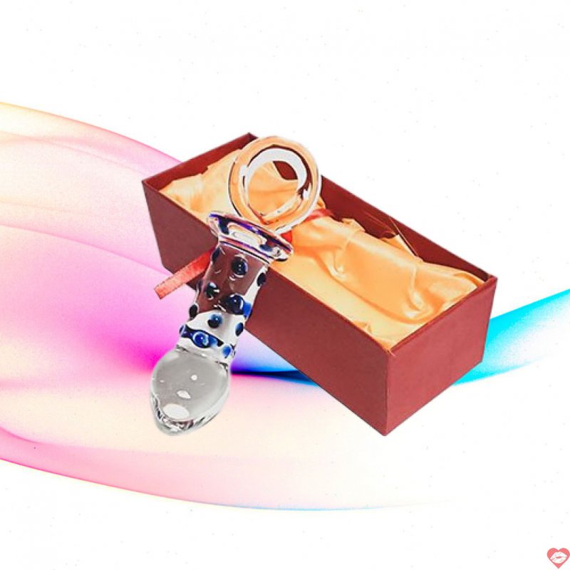 Đồ chơi thủ dâm hậu môn bằng thủy tinh trong suốt
