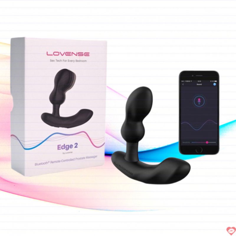 Lovense Edge 2 máy massage hậu môn cao cấp điều khiển từ xa bằng điện thoại