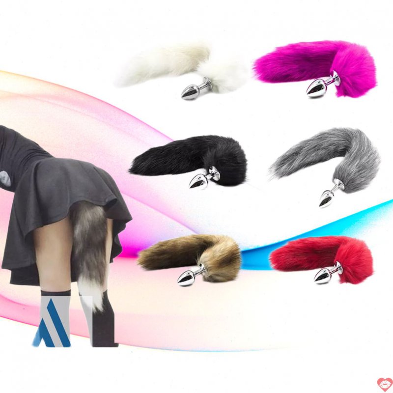 Sextoy đuôi cáo cosplay gắn hậu môn hợp kim không gỉ