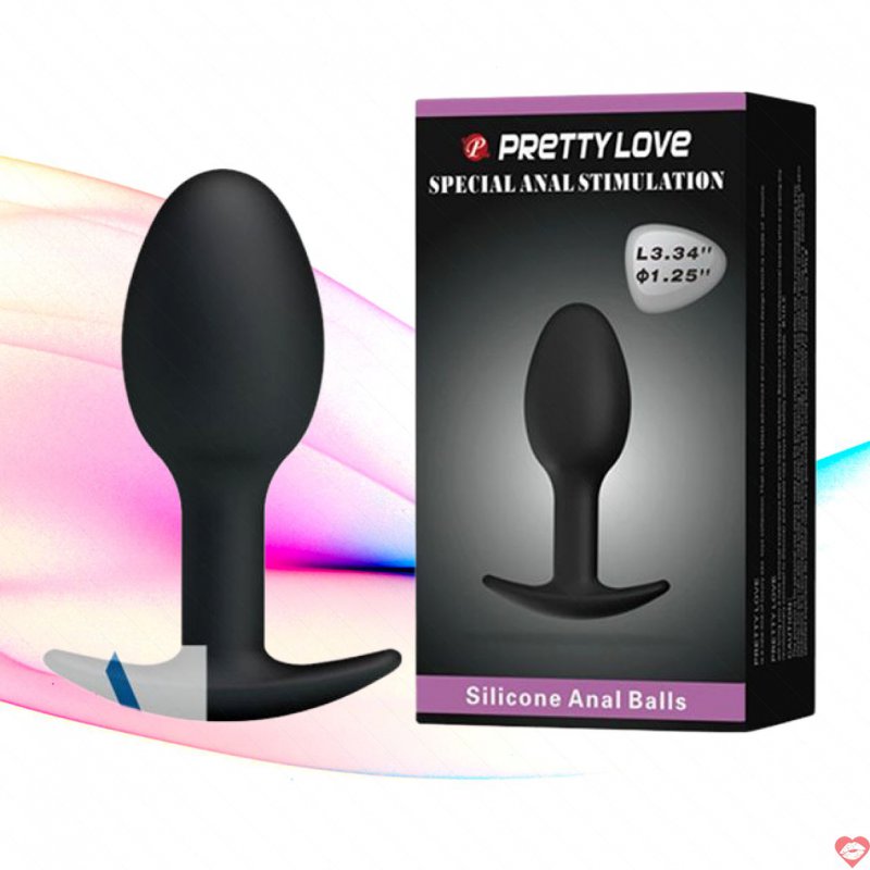Butt Plug silicone lõi bi thép Pretty Love