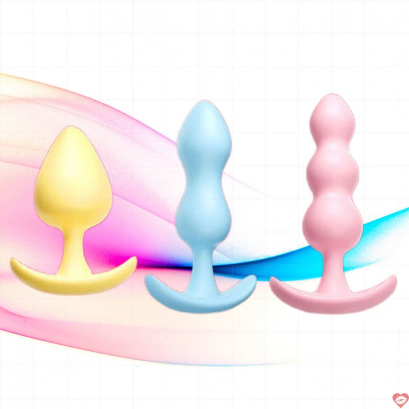 Set 3 cái butt plug hậu môn silicon