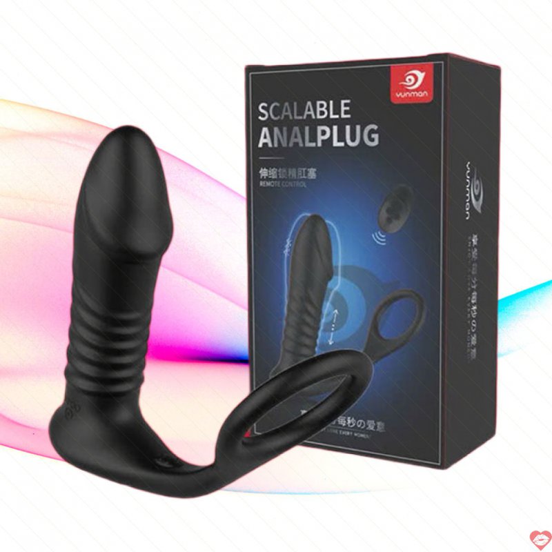 Trứng rung hậu môn Yunman điều khiển từ xa quai đeo kích thích 