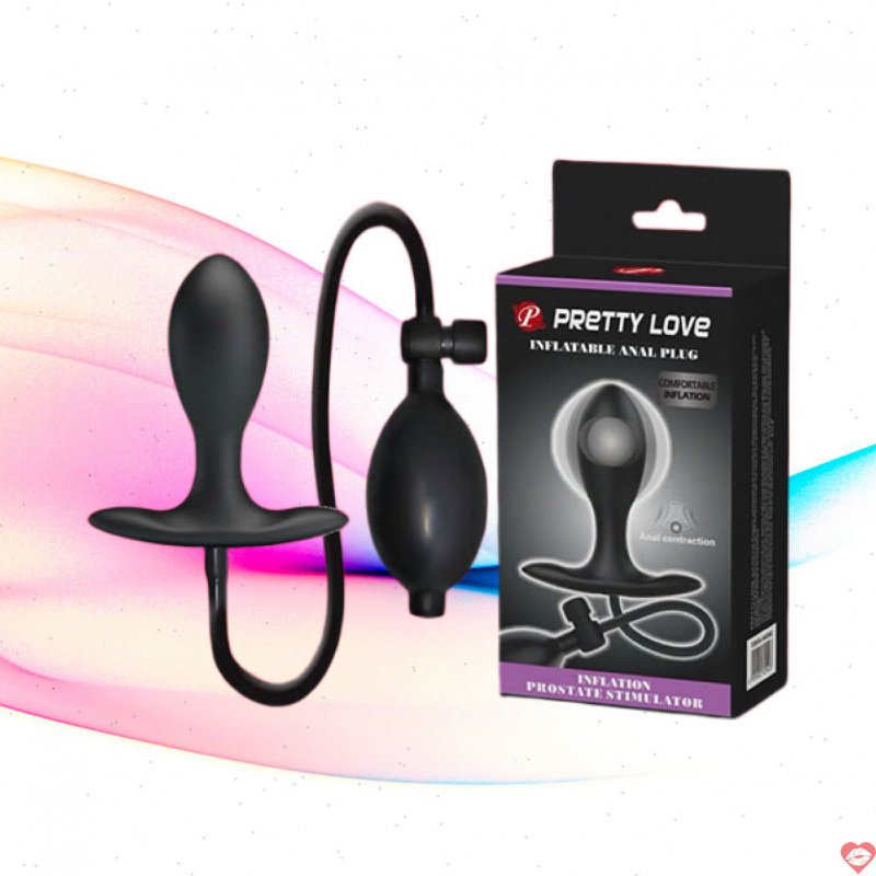 Pretty Love Inflatable Anal Plug dụng cụ nông hậu môn bơm hơi