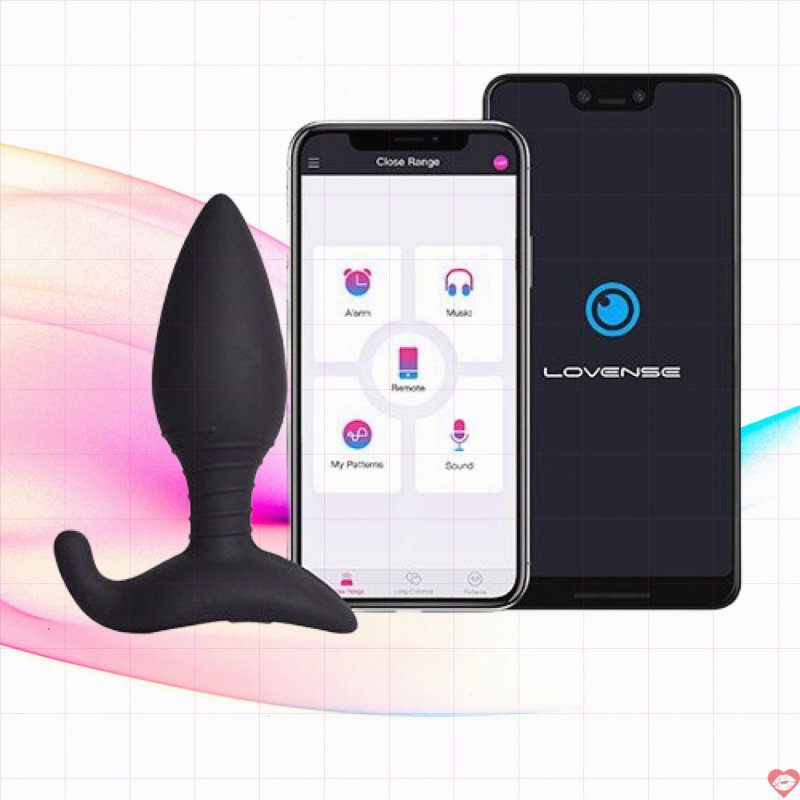 Phích rung hậu môn Lovense Hush tương tác điều khiển từ xa qua app