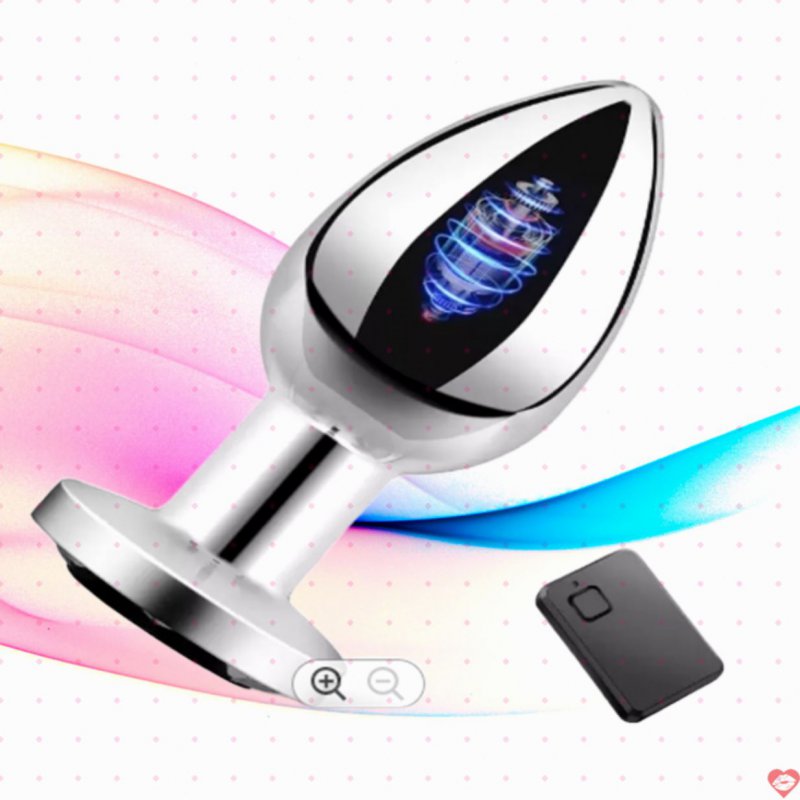 Phích Cắm Hậu Môn Inox Siêu Rung - Điều Khiển Từ Xa