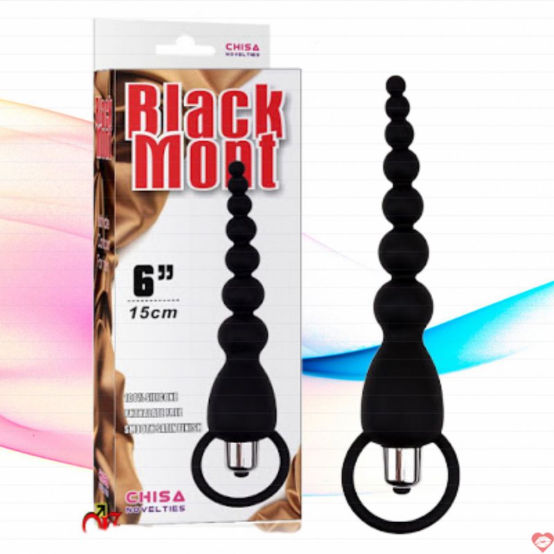 Dụng Cụ Massage Hậu Môn Có Rung - Black Mont Chisa