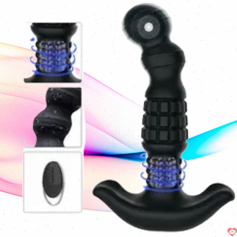 Kích Thích Hậu Môn Rung Xoay 360 Độ Điều Khiển Từ Xa