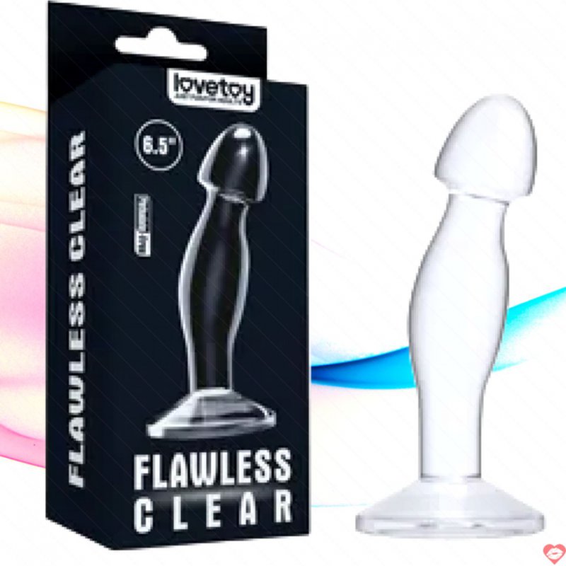 Phích Cắm Tuyến Tiền Liệt Trong Suốt Lovetoy Khám Phá Cực Khoái