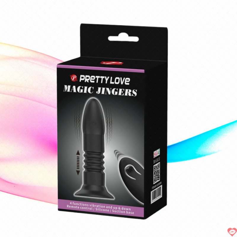 Mát xa hậu môn điểm G rung thụt điều khiển xa Magic Jingers HM02H