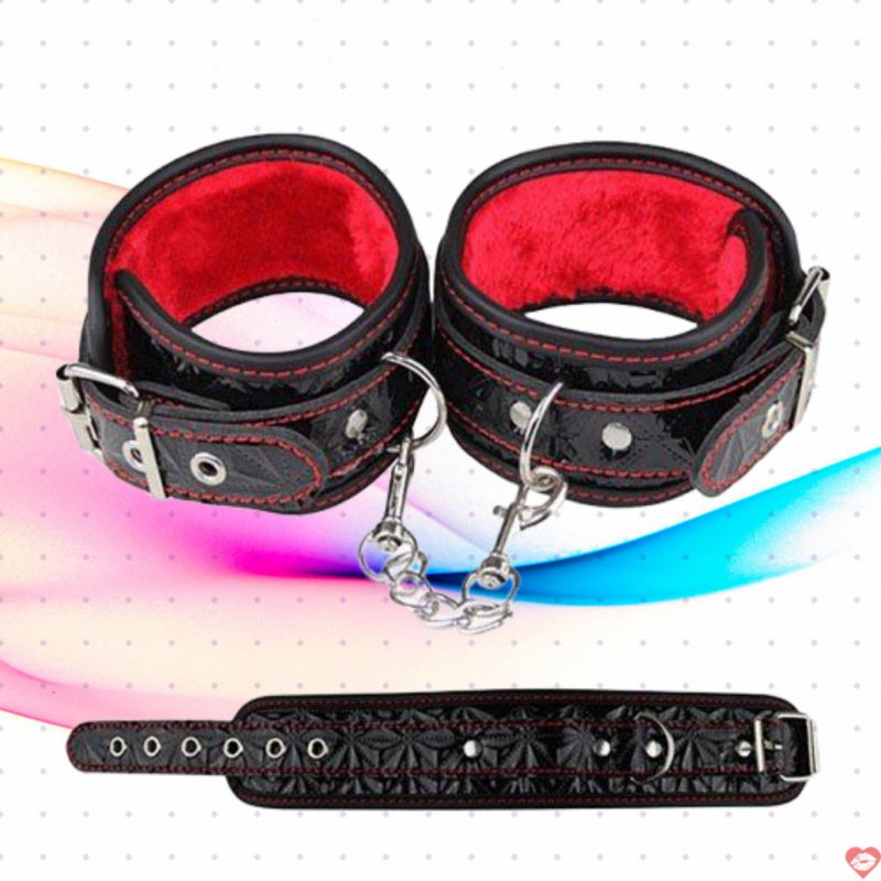 Bộ đồ chơi BDSM 10 món da siêu đẹp kích thích đam mê 