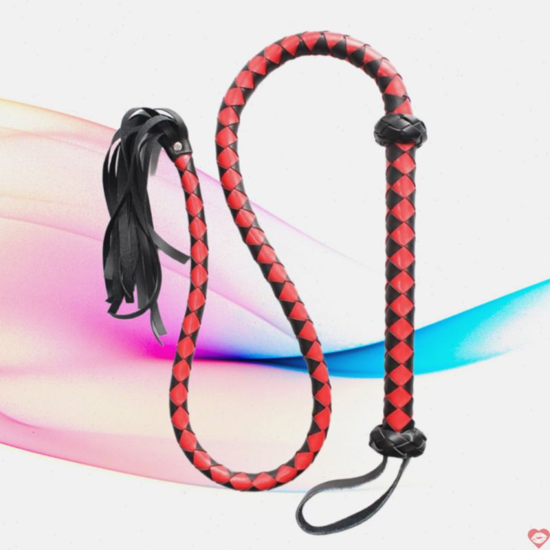 Đồ chơi BDSM roi nữ hoàng màu đỏ và đen