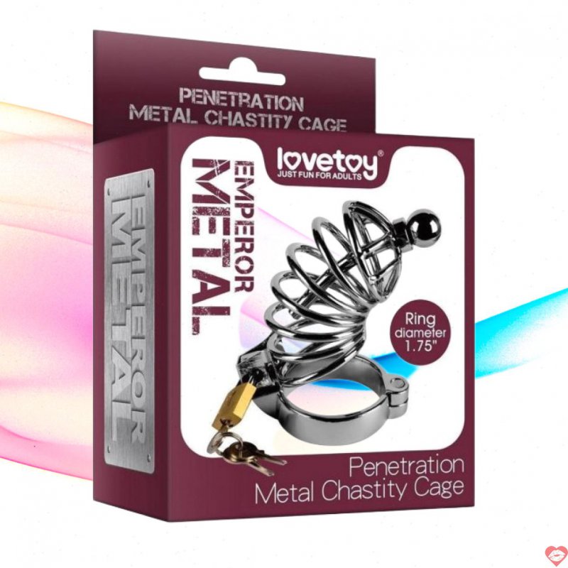 Khoá dương vật bằng rọ hợp kim Lovetoy Emperol Metal