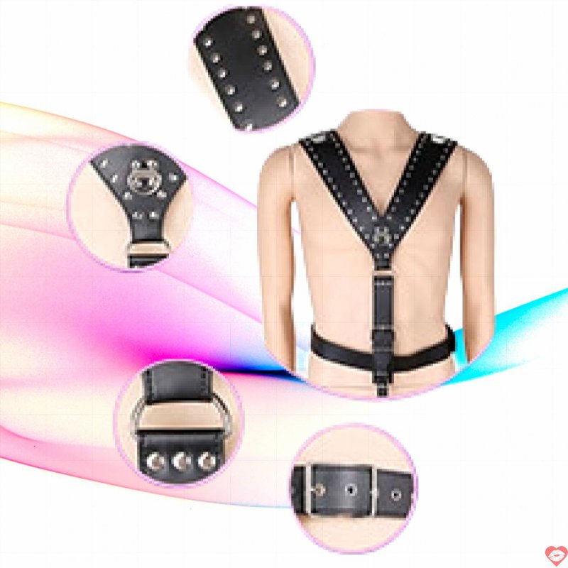 Bộ Cosplay da với khóa treo dương vật độc đáo