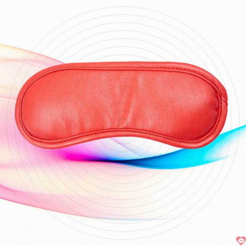 Bịt mắt da màu đỏ sang trọng và đẳng cấp