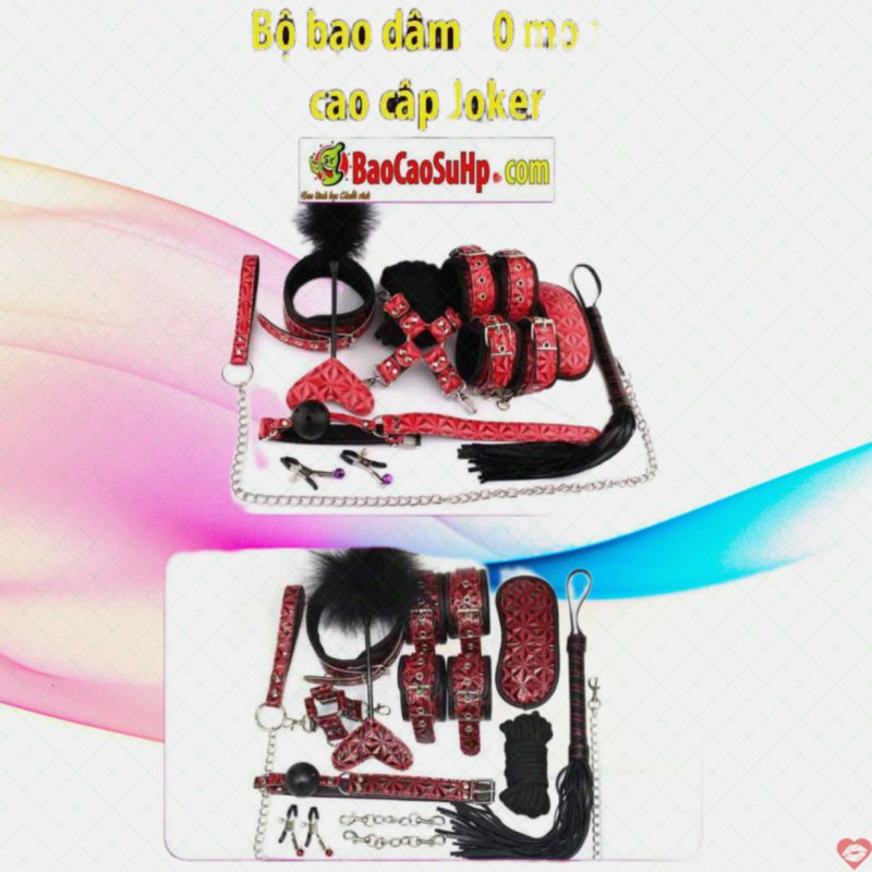Bộ sextoy bạo dâm 10 món cao cấp Joker
