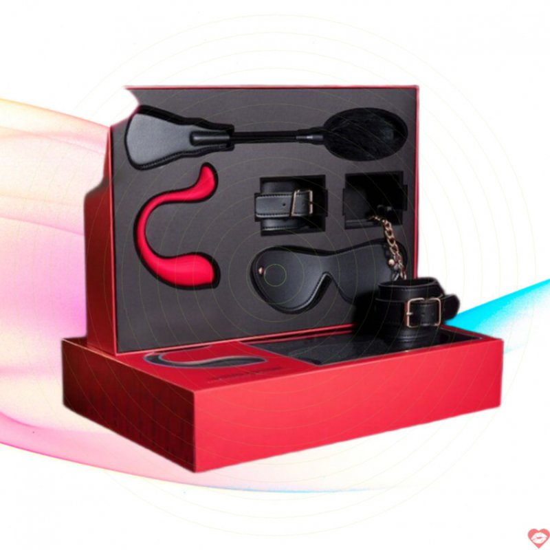 Hộp Quả Tặng Cao Cấp Gồm Set BDSM - Trứng Rung Svakom Phoenix Neo Điều Khiển Qua Điện Thoại -