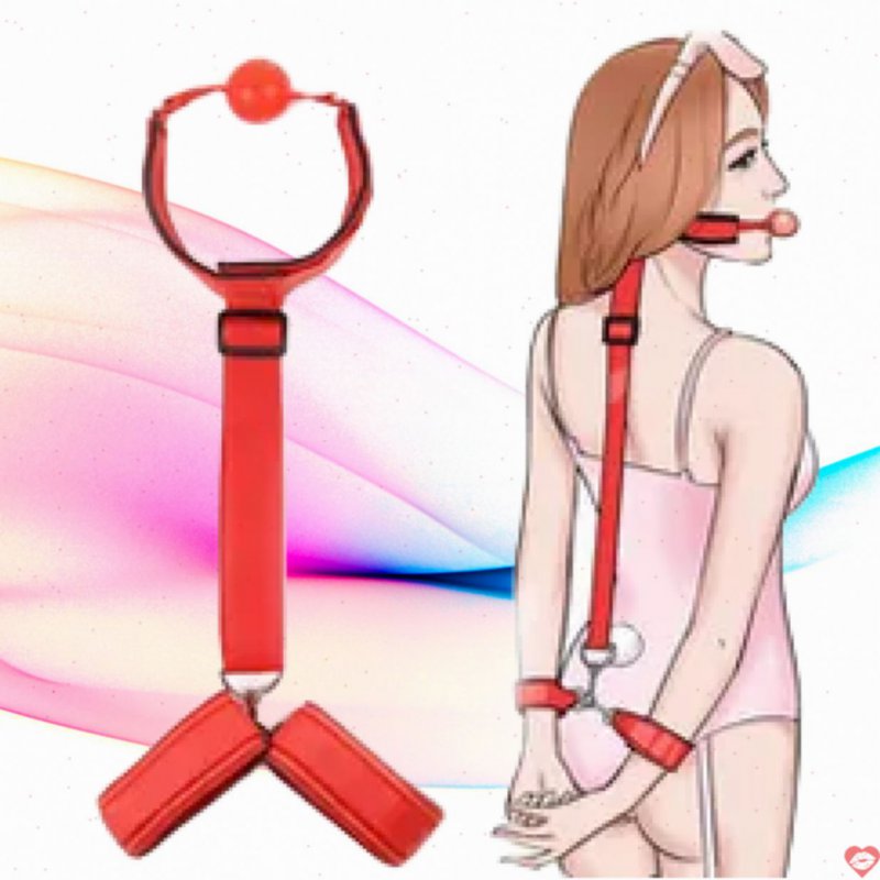 Set Đồ Chơi Bạo Dâm Khóa Tay và Bịt Miệng Siêu Phê