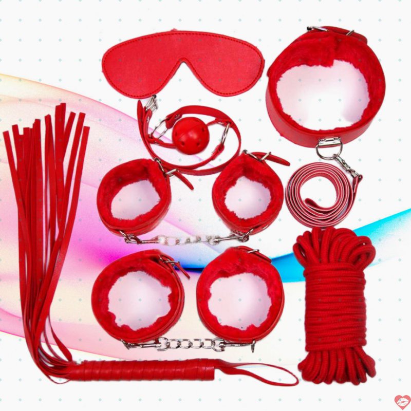 Đồ chơi BDSM – Bộ dụng cụ 7 món lót lông BDSM 03