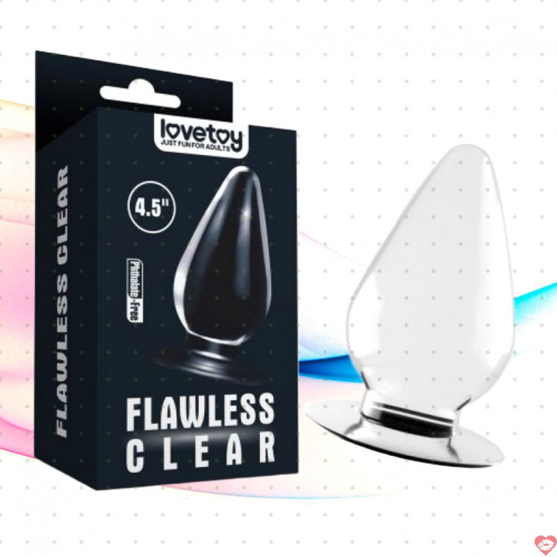 Phích Cắm Hậu Môn Lovetoy 6cm Trong Suốt