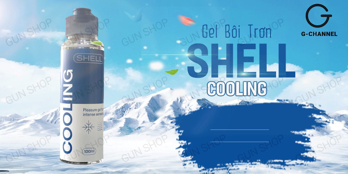 Gel bôi trơn mát lạnh - Shell Cooling - Chai 100ml