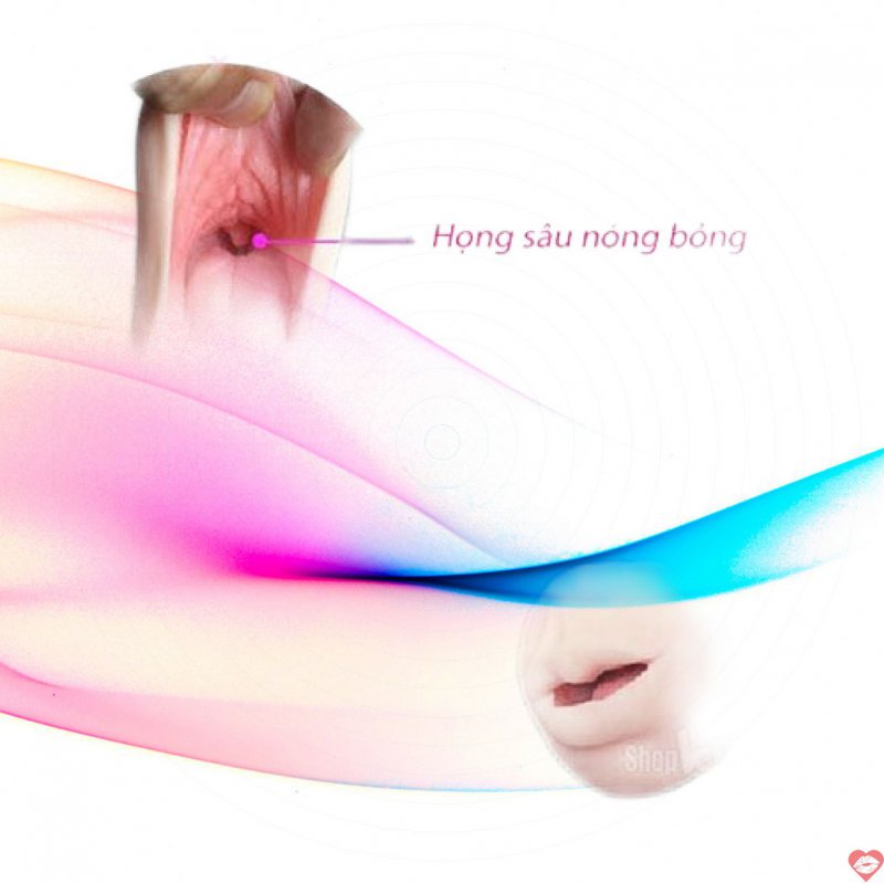 Dụng cụ thủ dâm nam miệng silicone mềm mại, cảm giác thật 