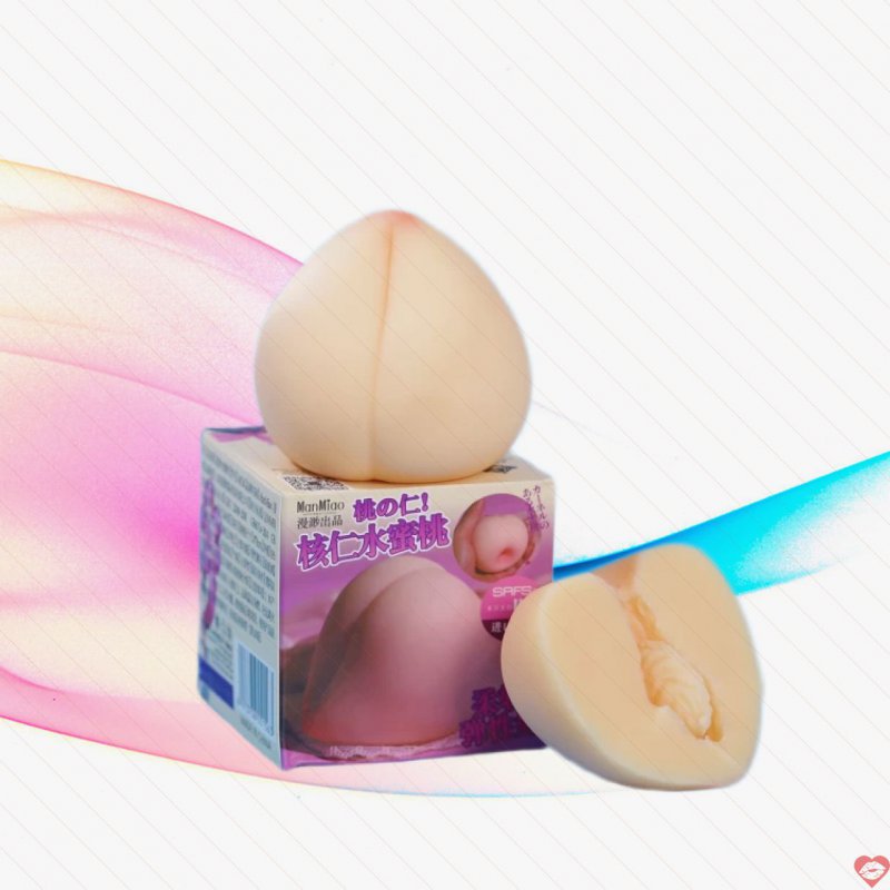 Âm đạo giả Manmiao hình quả đào siêu mềm mại hút khách 