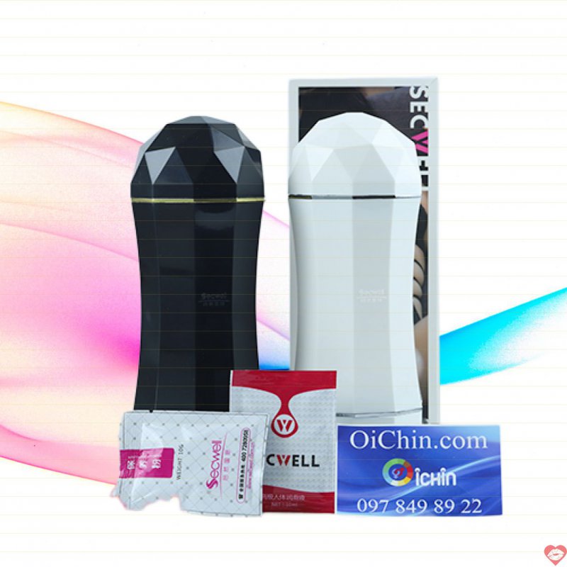 Âm đạo giả 2 đầu Secwell rung mạnh mẽ mềm mại siêu sướng 