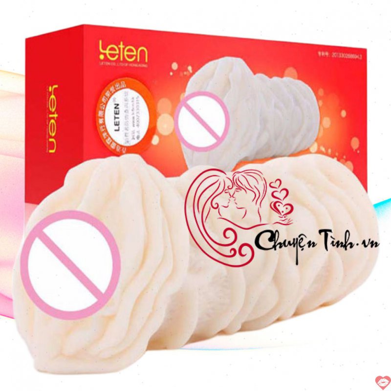 Âm đạo giả cao cấp Leten thiết kế 3D ruột đỏ