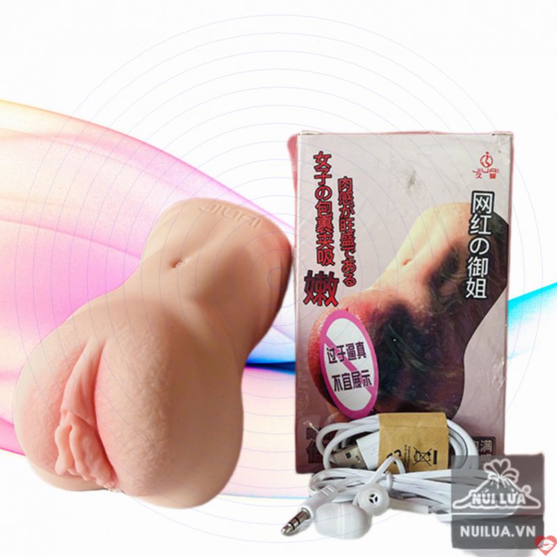 Âm đạo giả cầm tay Jiuai rung rên cảm biến