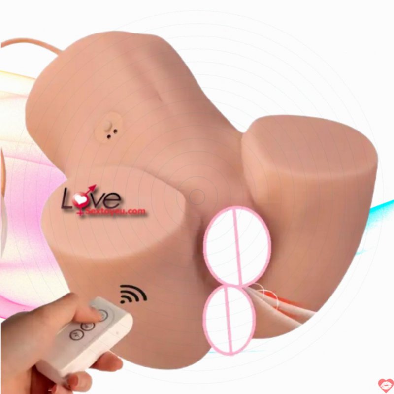Âm đạo giả cao cấp rung rên bú nút điều khiển từ xa