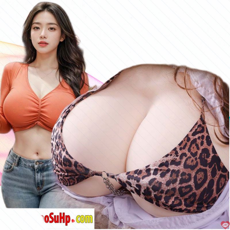 Vếu giả nguyên khối mềm có túi ngực silicone 7kg Toysheart Japan Lynne
