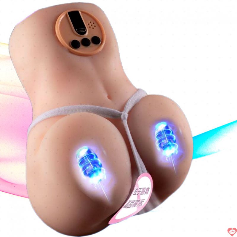 Búp bê tình dục nhỏ bán thân Hansa rung giật rên cầm tay 1.5kg