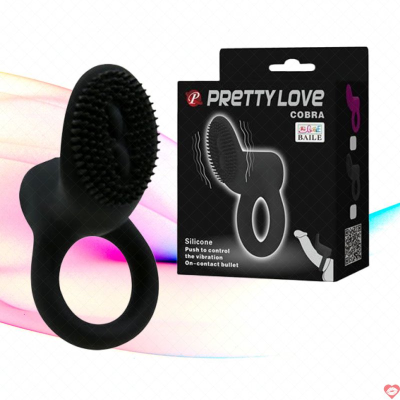 Vòng rung lưỡi liếm nhiều gai Pretty Love Cobra