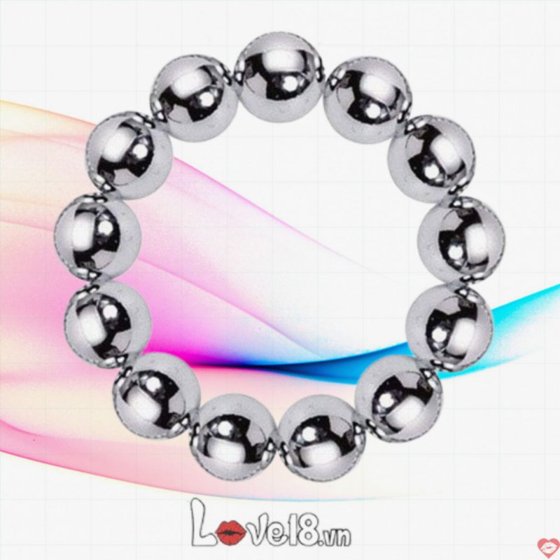 Vòng chuỗi bi inox đeo dương vật chống xuất tinh sớm